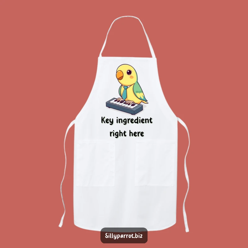 Funny Parrot Apron: Office Fun, Ideal Funny Gift