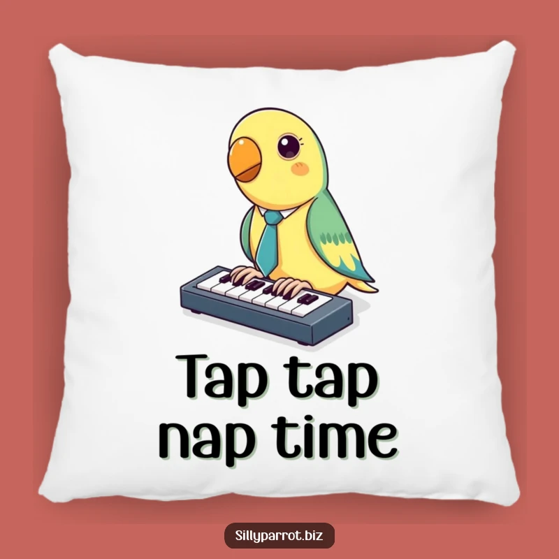 Funny Parrot Pillow: Cozy Tapping Character, Perfect Funny Gift