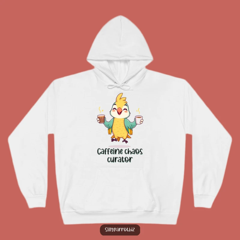 Cozy Funny Parrot Juggling Hoodie: Stay Warm and Juggling Fun