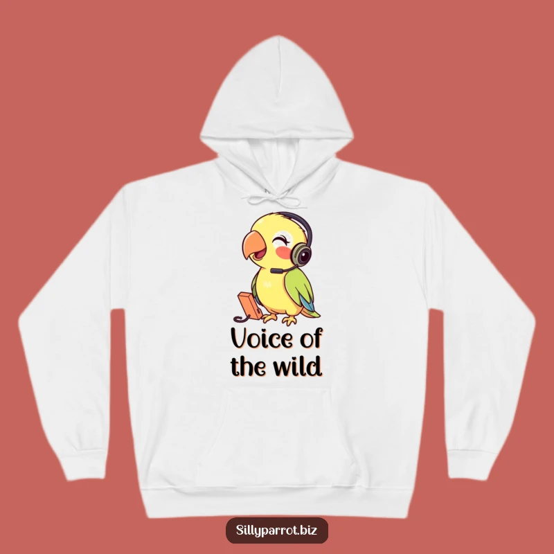 Funny Parrot Hoodie: Cozy Talking Character Comfort, Perfect Funny Gift