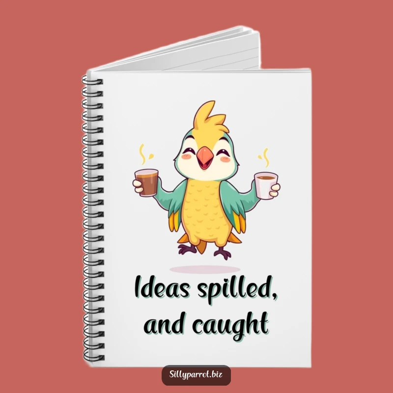 Funny Parrot Juggling Notebook: Jot Down Your Creative Ideas with Flair