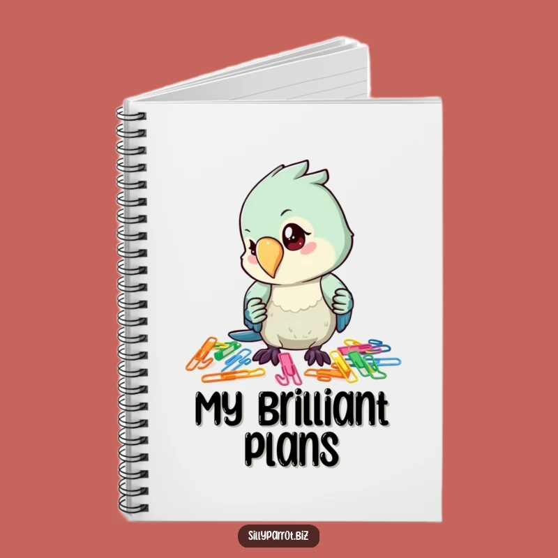 Funny Parrot Notebook: Organize Ideas, Perfect Hilarious Gift for Writers & Students