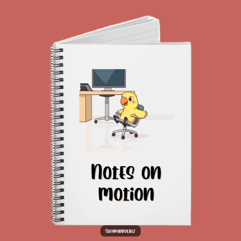 Funny Parrot Speed Notebook - Hilarious Office Gift for Fast Ideas