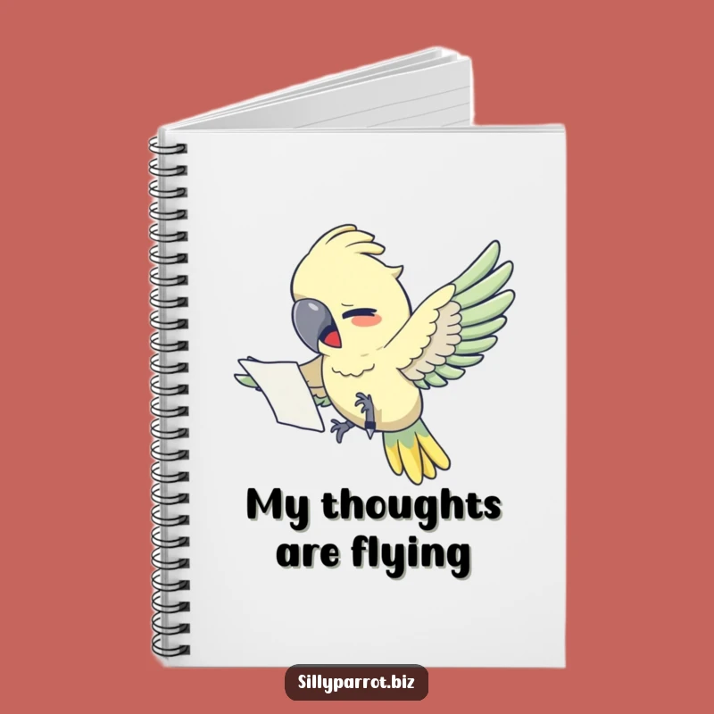 Funny Stressed Parrot Notebook - Hilarious Office Journal for Parrot Lovers