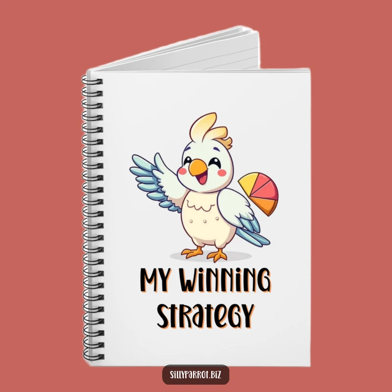 Funny Parrot Pie Chart Notebook: Chart Your Ideas, Perfect Hilarious Gift